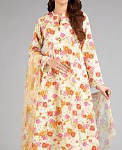 Cream Khaddar Suit- Pakistani Winter Clothing