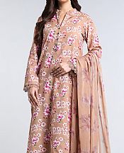 Tea Pink Khaddar Suit