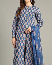 Bareeze Turquoise Khaddar Suit- Pakistani Winter Dress