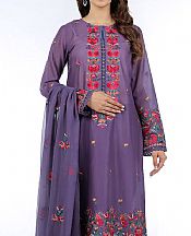 Plum Lawn Suit- Pakistani Designer Lawn Dress