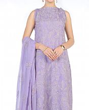 Lavender Chiffon Suit (2 Pcs)- Pakistani Chiffon Dress