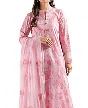 Bareeze Rose Pink Lawn Suit- Pakistani Lawn Dress