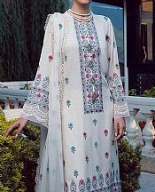 Off-white Karandi Suit- Pakistani Winter Dress