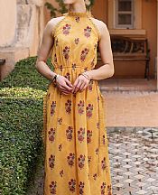 Bareeze Mustard Swiss Lawn Suit- Pakistani Lawn Dress