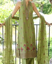 Bareeze Apple Green Chiffon Suit (2 Pcs)