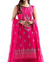 Bareeze Hot Pink Lawn Suit- Pakistani Lawn Dress