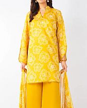 Golden Yellow Lawn Suit