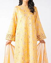 Pastel Yellow Lawn Suit