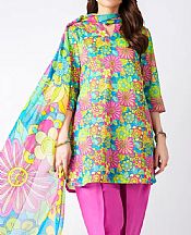 Multi Lawn Suit