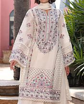 Bareeze Off White Lawn Suit- Pakistani Designer Lawn Suits