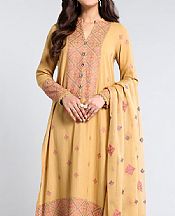 Bareeze Sand Gold Lawn Suit- Pakistani Designer Lawn Suits