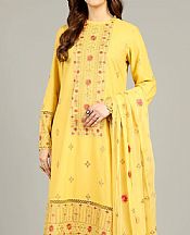 Bareeze Yellow Lawn Suit- Pakistani Lawn Dress