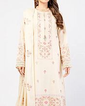 Bareeze Off White Lawn Suit- Pakistani Designer Lawn Suits