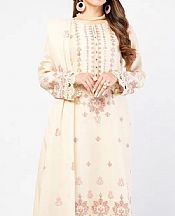Bareeze Beige Lawn Suit- Pakistani Designer Lawn Suits