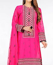 Bareeze Hot Pink Lawn Suit- Pakistani Designer Lawn Suits