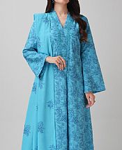 Bareeze Turquoise Karandi Suit- Pakistani Winter Dress