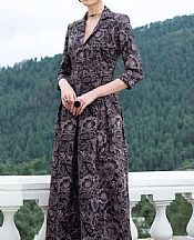 Black Karandi Suit (2 Pcs)- Pakistani Winter Dress
