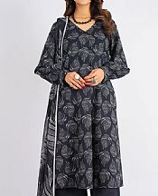 Bareeze Black Lawn Suit- Pakistani Lawn Dress