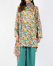 Sea Green Lawn Suit