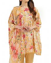 Bareeze Tan Lawn Suit- Pakistani Lawn Dress