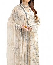 Bareeze Ivory Lawn Suit- Pakistani Lawn Dress