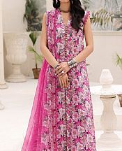 Bareeze Deep Cerise Pink Lawn Suit- Pakistani Lawn Dress