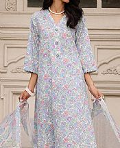 Bareeze Blue Lawn Suit- Pakistani Lawn Dress