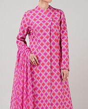Bareeze Hot Pink Khaddar Suit- Pakistani Winter Dress