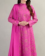 Bareeze Pink Khaddar Suit- Pakistani Winter Clothing