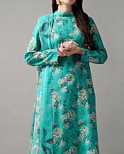Bareeze Aqua Khaddar Suit- Pakistani Winter Dress