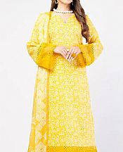 Bareeze Yellow Lawn Suit- Pakistani Lawn Dress