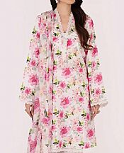 Bareeze Off White Lawn Suit- Pakistani Lawn Dress