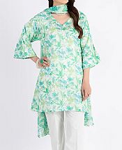 Bareeze Mint Green/Off White Lawn Suit- Pakistani Designer Lawn Suits