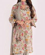 Bareeze Grey Lawn Suit- Pakistani Designer Lawn Suits