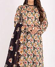 Bareeze Black Lawn Suit- Pakistani Lawn Dress