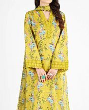 Bareeze Yellow Lawn Suit- Pakistani Lawn Dress