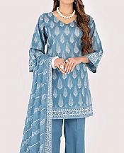 Bareeze Blue Lawn Suit- Pakistani Lawn Dress