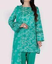 Bareeze Sea Green Lawn Suit- Pakistani Designer Lawn Suits