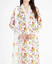Bareeze Off White Lawn Suit- Pakistani Lawn Dress
