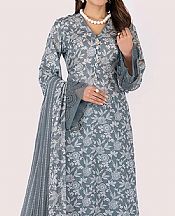 Bareeze Grey Lawn Suit- Pakistani Designer Lawn Suits