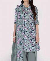 Bareeze Grey Cambric Suit- Pakistani Designer Lawn Suits
