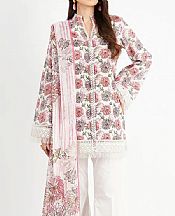 Bareeze Off White Lawn Suit- Pakistani Designer Lawn Suits