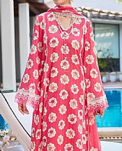 Bareeze Ivory/Pink Lawn Suit- Pakistani Lawn Dress