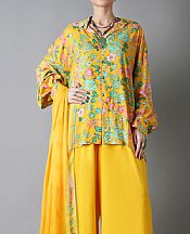 Bareeze Golden Yellow Linen Suit- Pakistani Winter Dress