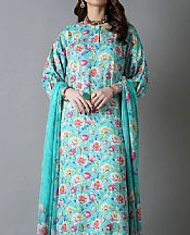 Bareeze Aqua Linen Suit- Pakistani Winter Dress