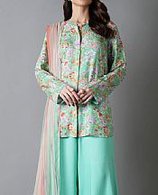 Bareeze Aqua Linen Suit- Pakistani Winter Clothing