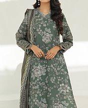 Viridian Green Khaddar Suit- Pakistani Winter Dress