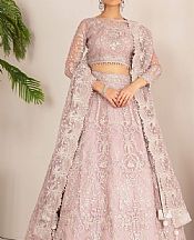 Baroque Rose Pink Net Suit- Pakistani Designer Chiffon Suit