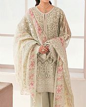 Baroque Pistachio Chiffon Suit- Pakistani Designer Chiffon Suit