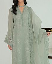 Baroque Sage Green Chiffon Suit- Pakistani Chiffon Dress